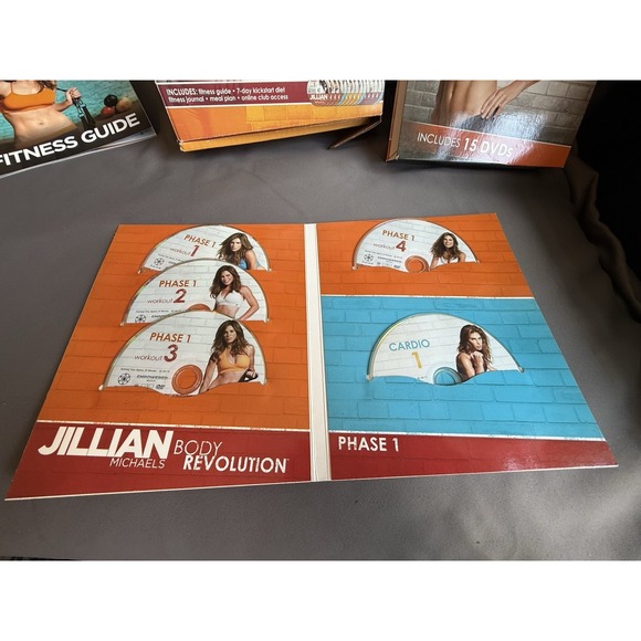 Jillian Michaels Body Revolution Extreme 90 Day Weight Loss 2012 15-Disc Box Set - Picture 4 of 14